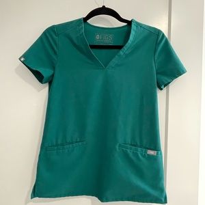 Figs Casma Scrub Top - XXS, Green - Excellent Condition, Lightly Used